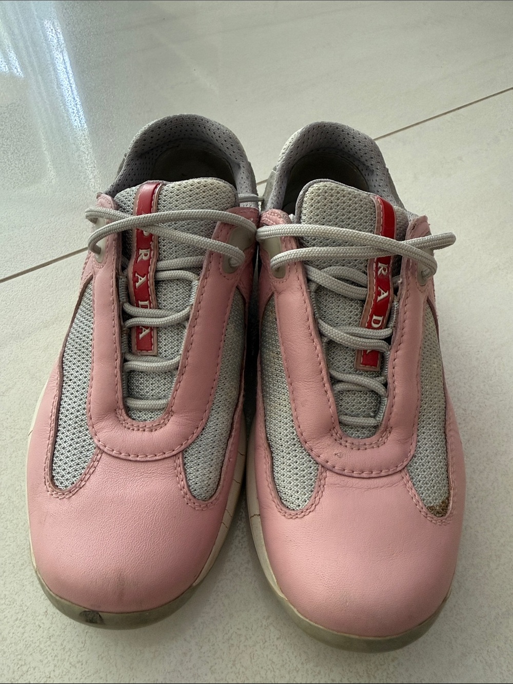 Prada America's Cup Soft Rubber & Bike Fabric Sneakers